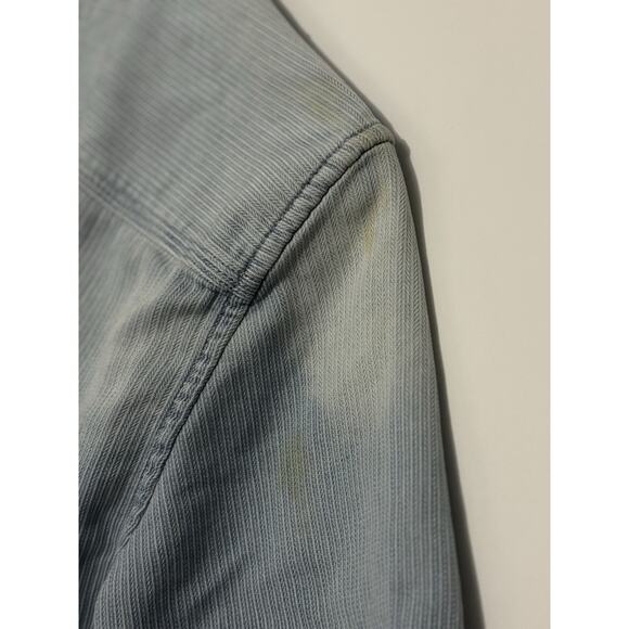 Guess Men's Denim, CottonBlend Button Up Shirt Sleeve Shirt - PRELOVED - Size S - Picture 3 of 11